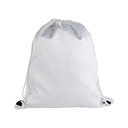 Sublimation Sequin Drawstring Backpack Blank, White/Silver - 36*45cm (2 Pack)