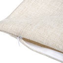 Sublimation Linen-Like Pillow Cover Blank, Beige -  40*40cm/15.7&quot; x 15.7&quot; (4 Pack)