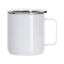 13oz/400ml Stainless Steel Stackable Mug White