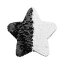 Flip Sequins Adhesive Star, 2/pack - Black W/White