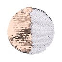 Flip Sequins Adhesive Round, 2/pack - Champagne w/White