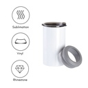 12oz/350ml 4 in 1 Stainless Steel Can Cooler, 4 pack - White