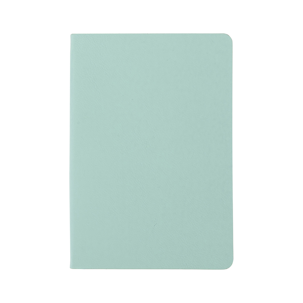 Engraving Leather Notebook, 2pack, 4 x 5'' - Teal W/ Black
