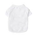 Sublimation Pet T-Shirt , 2 pack, L -White