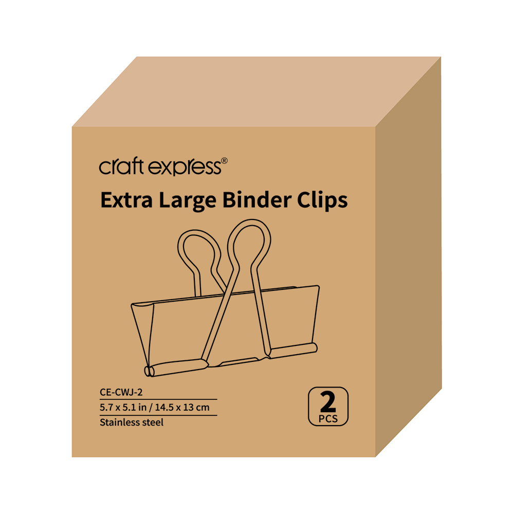 Craft Express  2 Pack Binder Clips