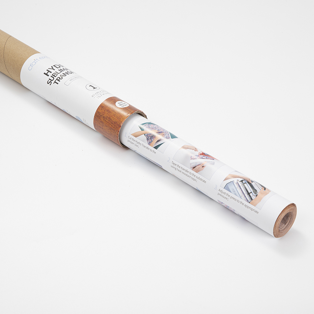 Hydro Sublimation Transfer Paper Roll(Claret Wood Texture, 40*1220cm/ 15.7in x 40ft)