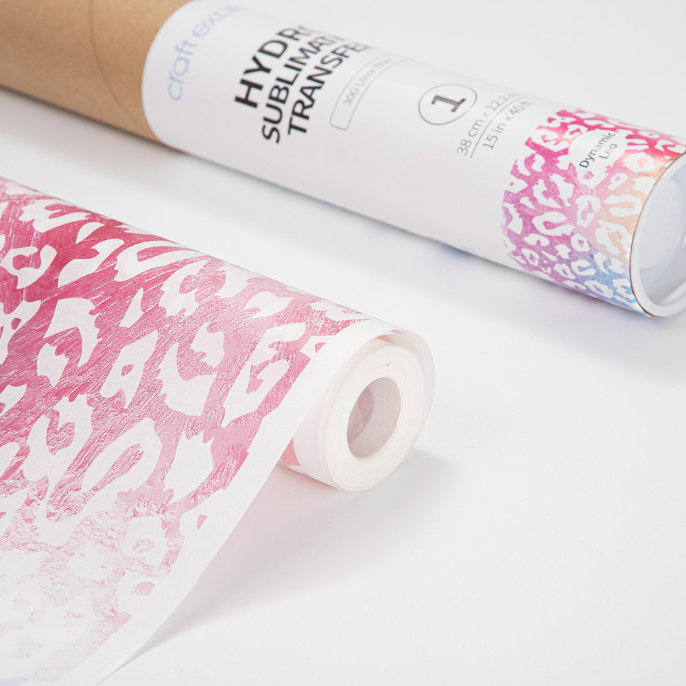 Hydro Sublimation Transfer Paper Roll(Purple Ripple, 38*1220cm/ 15in x 40ft)