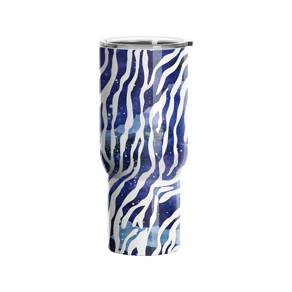 Hydro Sublimation Transfer Paper Roll(Blue Zebra, 38*1220cm/ 15in x 40ft)