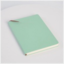 Engraving Leather Notebook, 2 pack, 4 x 5'' - Teal W/ Black