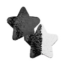 Craft Express 2 Pack Flip Sequin Black Sublimation Adhesive Stars