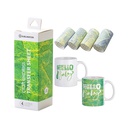 Craft Express 4 Pack Electric Green Mug Size Sublimation Transfer Sheets - 4.5 x 12 Inch Sheets