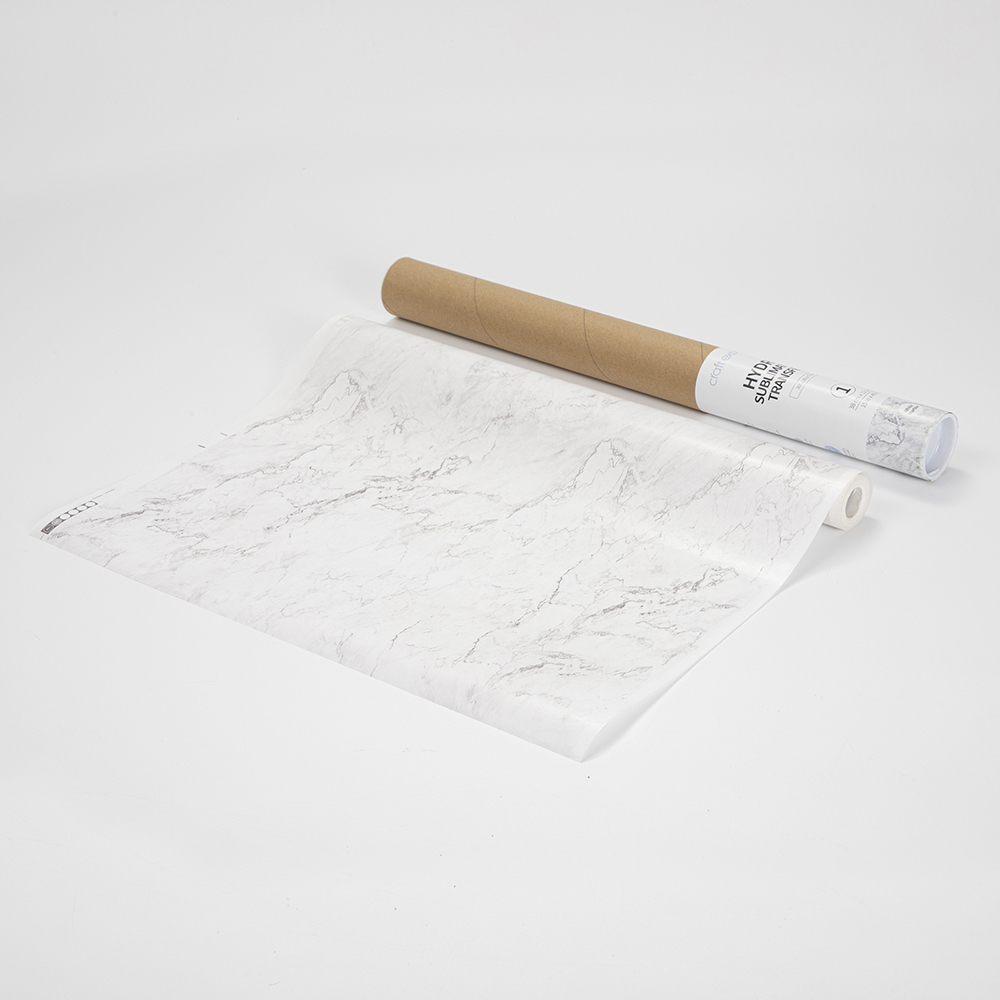 Craft Express 3D Hydro Sublimation Transfer - White Marble 15in x 40ft