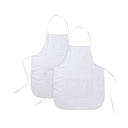 Craft Express 2 Pack White Adult Sublimation Apron With Pocket