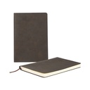 Engraving Leather Notebook, 2 pack, 4 x 5'' - Brown W/ Black