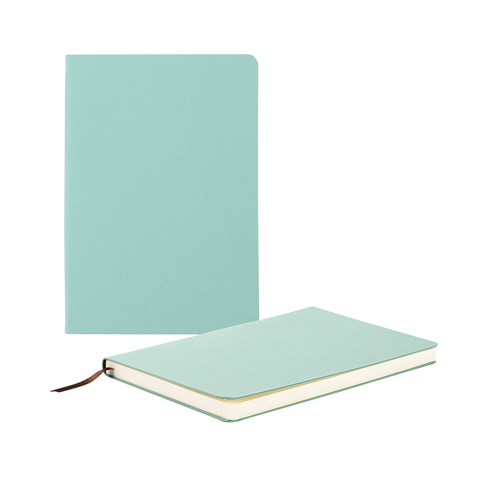 Craft Express 2 Pack Teal Engraving Leather Notebook