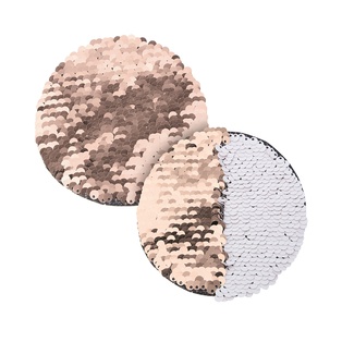 Craft Express 2 Pack Flip Sequin Champagne Sublimation Adhesive Round