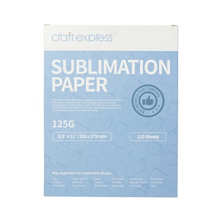 Craft Express 110 Pack 8.5 x 11 Inch Sublimation Transfer Paper