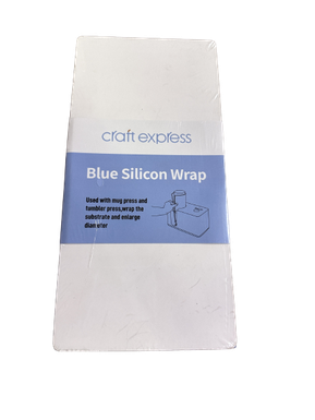 Craft Express 3 Pack Assorted Blue Silicon Wraps for an Automatic Mug Press