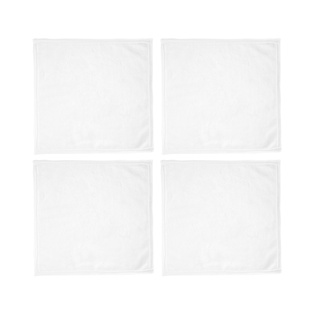 Craft Express 4 Pack of White Sublimation Square Hand Towels