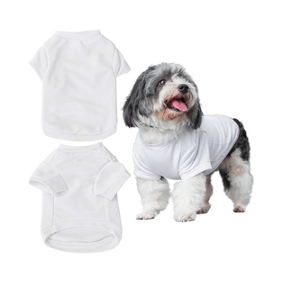 Craft Express 2-Pack of Medium White Sublimation Pet T-Shirts