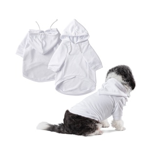 Craft Express 2-Pack of XX-Large White Sublimation Pet Hoodies